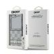 8. Etui DKNY Chequered Pattern Printed Stripes na Samsung Galxy Z Flip 6 - beżowe