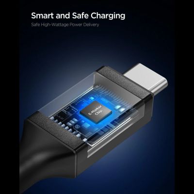 4. Kabel Spigen EB10020CC USB-C 100 W 200 cm - czarny