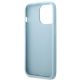 7. Etui Guess Saffiano 4G Small Metal Logo na iPhone 13 Pro / 13 - niebieskie