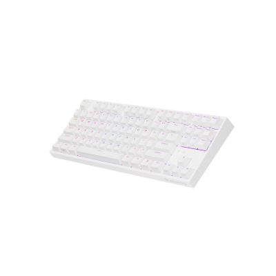 8. GENESIS Thor 404 TKL klawiatura Gaming USB QWERTY Amerykański międzynarodowy Biały