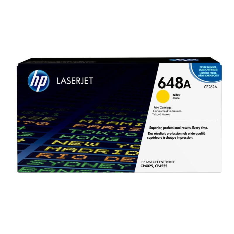 3. HP 648A oryginalny wkład z żółtym tonerem LaserJet