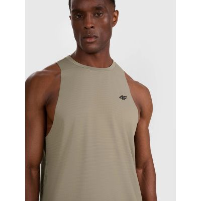 4. Tank top treningowy szybkoschnący męski 4F 4FWAW25TFSLM554-43S