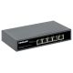 2. Switch Gigabit 5x PoE Passthrough zasilany PoE lub AC, 95W