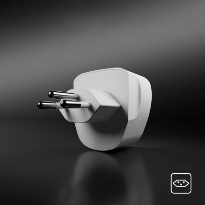 5. Adapter podróżny SBS CH - uniwersalny - biały