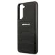 6. Etui AMG Leather Debossed Lines na Samsung Galaxy S21 FE - czarne
