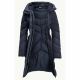 3. Kurtka zimowa damska Jack Wolfskin MARIENPLATZ COAT W night blue Down Insulated granatowa  (1206971_1010)