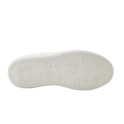 4. Lee Cooper buty damskie sportowe trampki białe platforma koronkowe