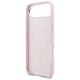 7. Etui Karl Lagerfeld Karl & Choupette Head Pins Saffiano MagSafe na iPhone Air - różowe