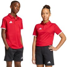 Koszulka dla dzieci adidas Entrada 26 Polo czerwona JZ6626