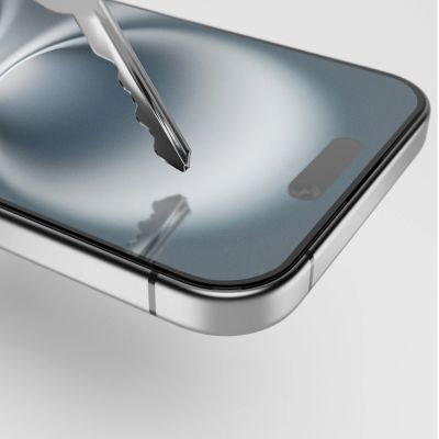 6. Szkło hartowane Puro Frame Tempered Glass z ramką do iPhone 16 Plus