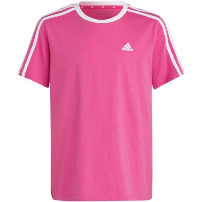 6. Koszulka adidas Essentials 3-Stripes Cotton Loose Fit Boyfriend Tee Jr IC3639