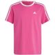 6. Koszulka adidas Essentials 3-Stripes Cotton Loose Fit Boyfriend Tee Jr IC3639