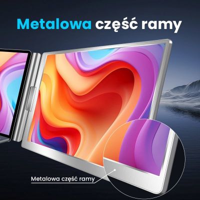 9. 16" 2-ekranowy monitor do laptopów 12" do 18.5" EXTRALINK SMART LIFE
