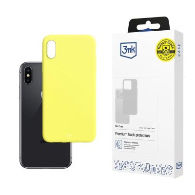Etui 3mk Matt Case na iPhone X / XS - żółte