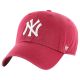 47 Brand New York Yankees Clean Up Cap B-RGW17GWSNL-DR Bordowe One size