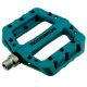 Rockbros pedały rowerowe platformowe turkusowe