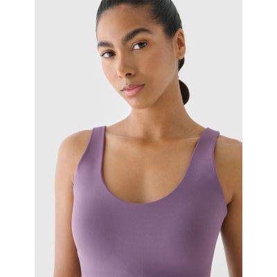 6. Biustonosz treningowy ze średnim wsparciem 4F 4FWAW24USBAF161-50S