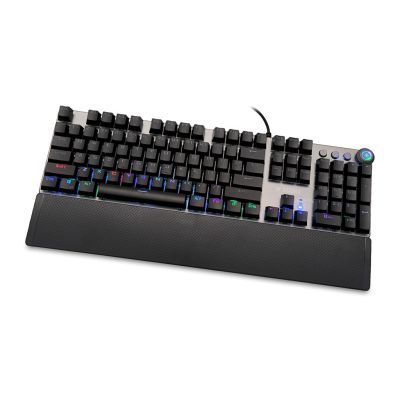 24. Klawiatura mechaniczna IBOX AURORA K-4 RGB IKGMK4 (USB; (US); kolor czarny)
