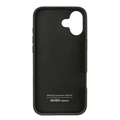 6. Etui Audi Synthetic Leather na iPhone 16 Plus 6.7" - czarne
