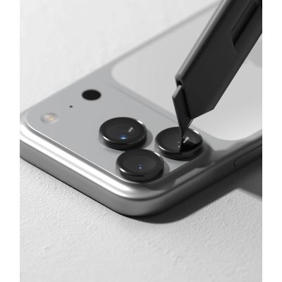 6. Szkło hartowane na aparat Ringke Camera Frame Protector 2-Pack na iPhone 18 Pro / Pro Max - czarna