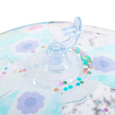 3. PIŁKA PLAŻOWA DMUCHANA 50CM BROKAT NIEBIESKI 53197