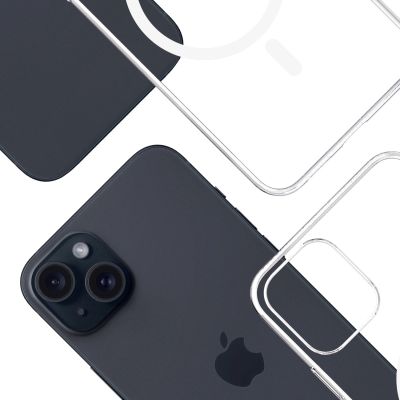 15. Etui 3mk Clear MagCase na Apple iPhone 15 Plus - przezroczyste