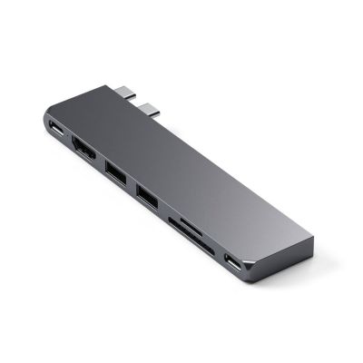 Hub Satechi Type-C Pro Hub Slim gwiezdna szarość - Smukła obudowa