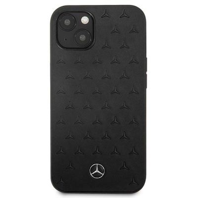 3. Etui Mercedes Leather Stars Pattern na iPhone 13 mini - czarne