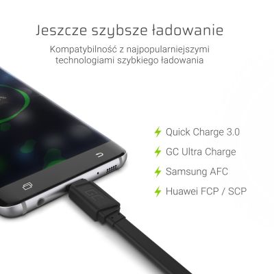 2. GREEN CELL KABEL USB - USB-C 25CM QUICK CHARGE 3.0