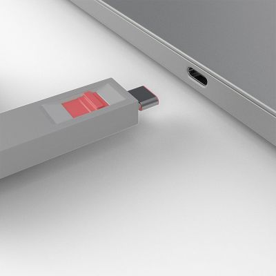4. Lindy 40425 bloker portów Blokada portu + klucz USB Type-C Różowy 5 szt.