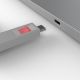 4. Lindy 40425 bloker portów Blokada portu + klucz USB Type-C Różowy 5 szt.