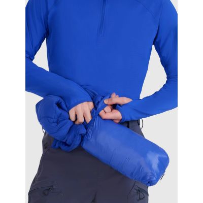 6. Kurtka puchowa trekkingowa z wypełnieniem Primaloft Silver męska 4F 4FWSS25TDJAM527-36S