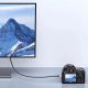4. Kabel Ugreen HD164 15516 micro HDMI / HDMI 2.1 8K 1m  - szary