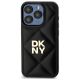 3. Etui DKNY Quilted Stack Logo na iPhone 15 Pro Max - czarne