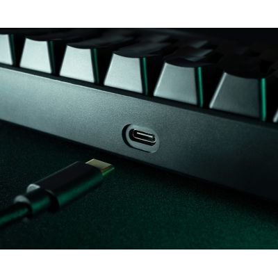 7. Deltaco Gaming GAM-100-DE klawiatura USB + RF Wireless + Bluetooth QWERTZ Niemiecki Czarny