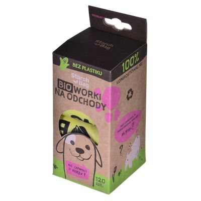 STARCH BAG - bioworki na odchody - 8 x 15 szt.