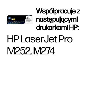 22. HP 201X oryginalny wkład laserowy o dużej pojemności, czarny