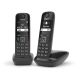 7. Gigaset AS690 Duo Telefon analogowy/DECT Nazwa i identyfikacja dzwoniącego Czarny