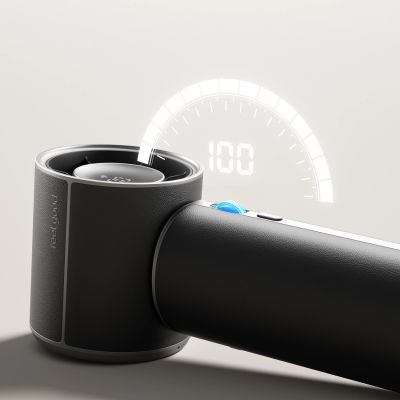 10. Mini wentylator Jisulife Handheld Fan Pro1 Mini 4250 mAh USB-C przenośny wiatraczek dmuchawa - czarny