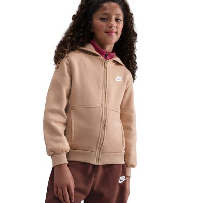 4. Bluza dla dzieci Nike Sportswear Club Fleece beżowa FD3004 200