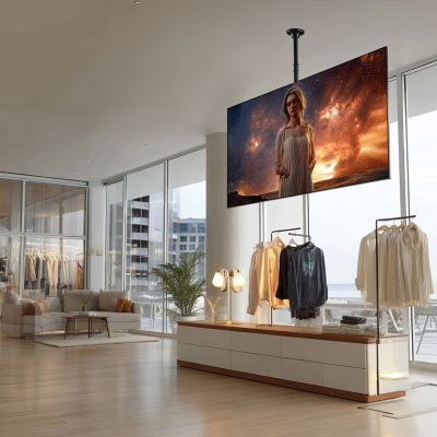 19. Uchwyt sufitowy do telewizora Maclean MC-803 (sufitowy; 23" - 100"; max. 50kg)