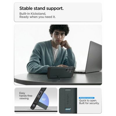 10. Etui Spigen Tough Armor Mag MagSafe na Samsung Galaxy S26 Ultra - zielone