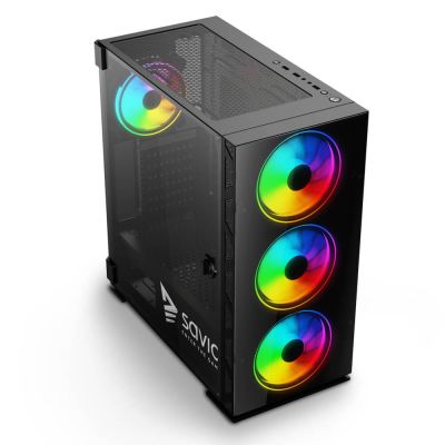 2. SAVIO OBUDOWA PC PRIME X1 ARGB GLASS SAVGC-PRIMEX1