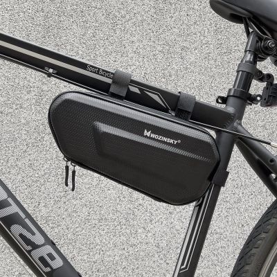 8. Wozinsky torba rowerowa na ramę roweru 1,5 l czarny (WBB10BK)
