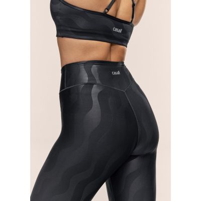 2. Stanik sportowy CASALL Sleek Strappy Sports Bra Printed kolor czarny