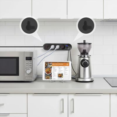 10. MACLEAN LISTWA ZASILAJĄCA, PRZEDŁUŻACZ 3 GNIAZDA + 3XUSB, 110-240V AC 50/60HZ, 2.1A MAX 2500W, 1,5M, CZARNA MCE394 B