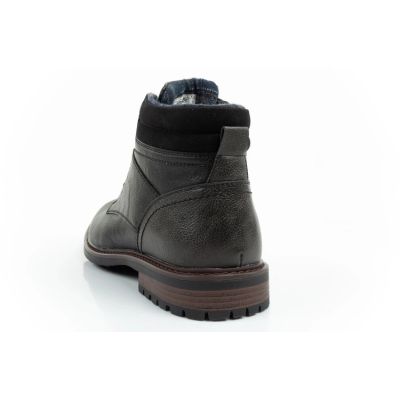 5. Wrangler George  buty męskie sztyblety trzewiki eleganckie modne czarne