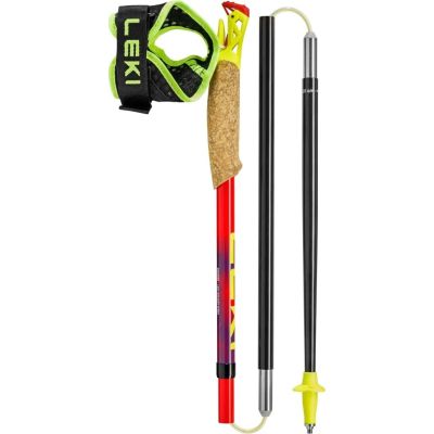 13. Kije trekkingowe LEKI TRL ULTRATRAIL FX ONE, 125cm czerwone