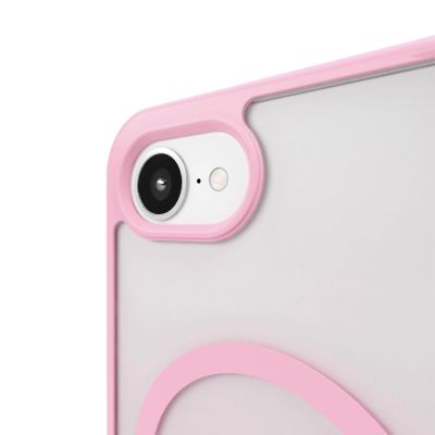 8. Etui silikonowe Puro Gradient MagSafe do iPhone 16e/17e - różowe
