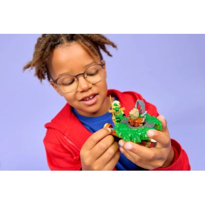 4. LEGO NINJAGO 71850 Lloyd vs. Elemental Monster Spinner Battle